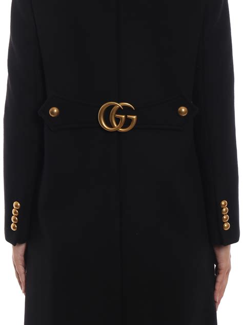 cappotto gucci blu donna stile marina|Cappotti da donna Gucci. Nuova collezione su FARFETCH.